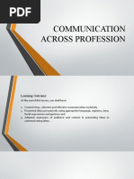 Communication Across Profession