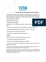 WN - Ficha Tecnica - Mosaicos de Dibujo Empastados Consideraciones Del Material PDF