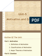 CHAPTER 5 Motivation and Emotion (Modified)