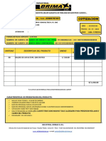 Ingenieros Consultec - 8 Baldes RC-250 en Frio - Formato de Cotizacion de Brimax Peru