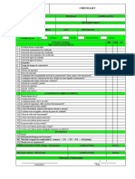 LAUDO DE VISTORIA - Checklist