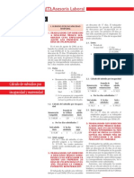 Cálculo de Subsidios Por Incapacidad y Maternidad - ECB Laboral