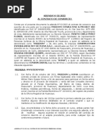 Segunda Adenda de Consorcio Ultimo 31 de Octubre