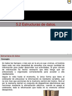 5.2 Estructuras de Datos.