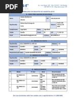 Análise - Formulário de Registro de Garantia Deye