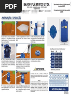 Manual de Instalação Cisterna Bakof Tec-2.500l