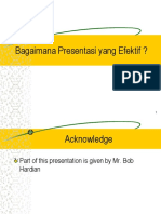 Presentasi Yang Effektif