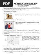 Teruna Muda Junior High School: GRADE 9-GENERAL SCIENCE/WS-1/TERM-3/2022-2023