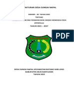 RPJMDes Perubahan Sungai Napal 2022