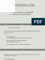 4 Print, If, While en Python