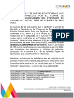 Beneficiadas - Solicitudes Aprobadas - 2022 - 3ra - Publicación