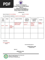 Substitution Plan