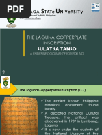 Transliteration of The Laguna Copperplate Inscription by Antoon Postma