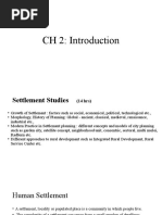 CH 2 - Settlement Studies