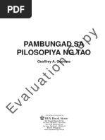 09-CP-00002-0 Pambungad Sa Pilosopiya NG Tao