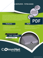 Tetra 350-450MHz Mini Repeater Brochure, V1.04