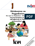 EsP10 - Q4 - M1.2 - Isyung Kaugnay Sa Kawalan NG Paggalang Sa Dignidad at Sekswalidad