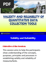 Validty and Reliability Handout