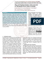 Analysis, Modeling and Implementation of Incremental Conductance Maximum Power Point Tracking