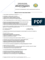 ESP 8 2nd Quarter Exam