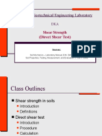 Class 6 - Shear Strength - Direct Shear Test