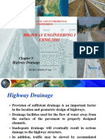 HW I Chapter 5 - Highway Drainage