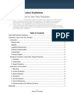 Salary Administration Guidelines