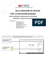 Elaboración de Blog