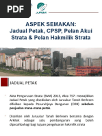 Aspek Semakan Strata