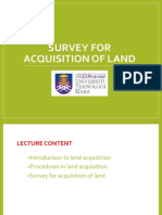 Chapter 5 Survey For Acquisition of Land