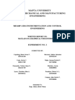 Me160 Experiment No. 2 Matlab Gui