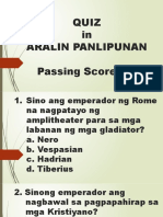 Arpan8 - Quiz - Kabihasnang Rome