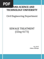 Sewage Treatment CEng 4173 2