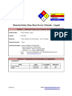 MSDS Ferric Chloride Liquid