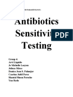 Group 4 Antibiotic Sensitivity Testing