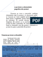 Trasarea Elementelor Topografice