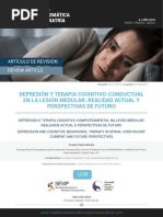 Depresión y Terapia Cognitivo-Conductual