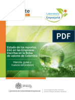 Estado de Los Reportes ESG de Las Empresas en La Bolsa de Valores Dic 2022