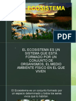 El Ecosistema Medio Ambiente