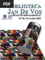 Boletín, Biblioteca Jan de Vos-Octubre 2022