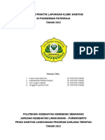 Laporan Praktik Lapangan Klinik Sanitasi Di Puskesmas Patikraja TAHUN 2022