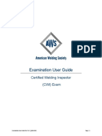 Examination User Guide For Certified Welding Inspector Awscertified