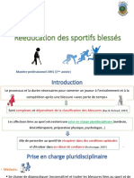 Rééducation Des Sportifs Blessés