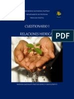 Cuestionario 1 - Relaciones Hidricas - Cruz Salvador Mariana Guadalupe