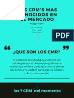 Los CRM's Mas Conocidos en El Mercado