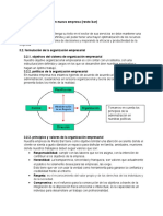 Sistema de Organización Nueva Empresa