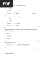 IB Biology Review Digestion