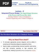 Lecture-II Flow Sheet