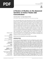 A Review of Studies On The Seasonal Variation of I