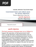 Calculate Administer, Taxes, Fee and Other Charges